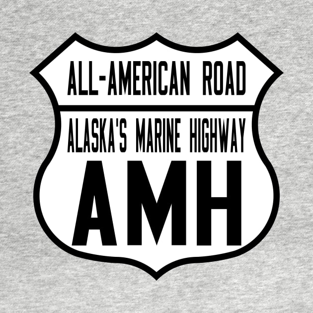 Alaska's Marine Highway All-American Road route shield by nylebuss